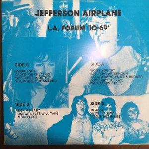 画像2: Jefferson Airplane / L.A. Forum 10-69 (Bootleg)