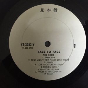 画像2: The Kinks / Face To Face