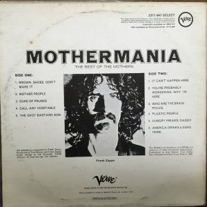 画像2: The Mothers Of Invention (Frank Zappa) / Mothermania