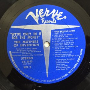 画像3: The Mothers Of Invention (Frank Zappa) / We're Only In It For The Money