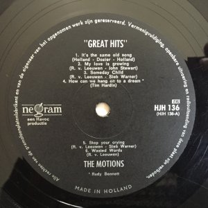 画像3: The Motions / Greatest Hits