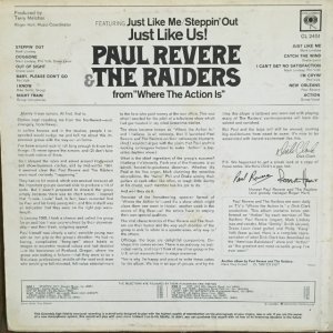 画像2: Paul Revere & The Raiders / Just Like Us! (MONO)