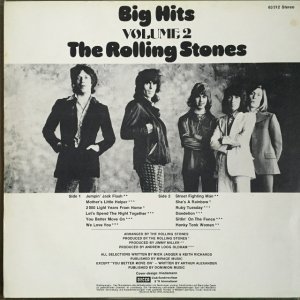 画像2: The Rolling Stones / Big Hits Volume 2