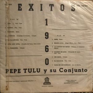 画像2: Pepe Tulu Y Su Conjunto / Exitos 1960