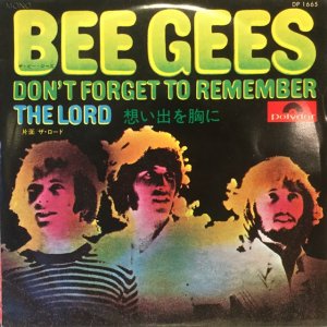 画像1: Bee Gees / Don't Forget To Remember