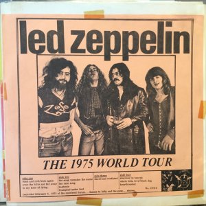 画像1: Led Zeppelin / The 1975 World Tour