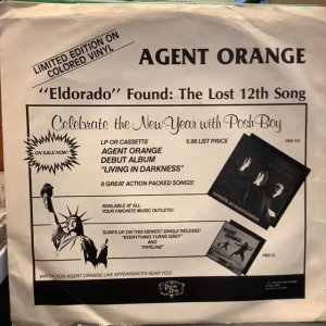 画像1: Agent Orange / "Eldorado" Found: The Lost 12th Song