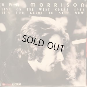 画像1: Van Morrison / It's Too Great To Stop Now 