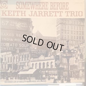 画像1: Keith Jarrett Trio / Somewhere Before