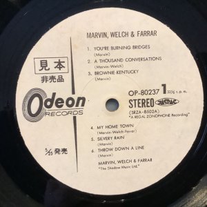 画像2: Marvin, Welch & Farrar / Marvin, Welch & Farrar