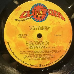 画像3: Curtis Mayfield / Sweet Exorcist