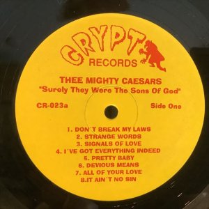 画像2: Thee Mighty Caesars / Surely They Were The Sons Of God