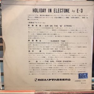 画像2: VA / Holiday In Electone By E-3