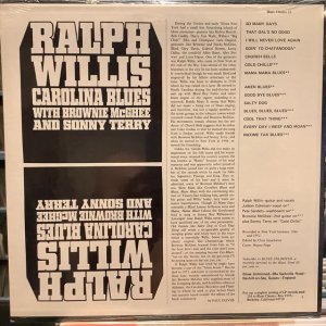 画像2: Ralph Willis With Brownie McGhee And Sonny Terry / Carolina Blues