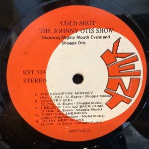 画像3: The Johnny Otis Show Featuring Mighty Mouth Evans* & Shuggie Otis / Cold Shot!