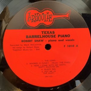 画像3: Robert Shaw / Texas Barrelhouse Piano