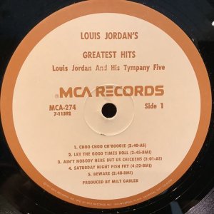 画像2: Louis Jordan And His Tympany Five / Louis Jordan's Greatest Hits