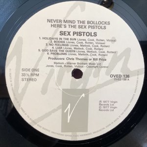 画像2: Sex Pistols / Never Mind The Bollocks