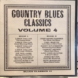 画像1: VA / Country Blues Classics Volume 4
