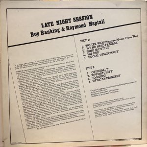 画像2: Roy Ranking* & Raymond Naptali / Late Night Session