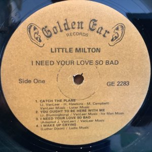 画像2: Little Milton / I Need Your Love So Bad