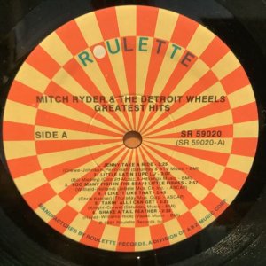 画像2: Mitch Ryder & The Detroit Wheels / Greatest Hits