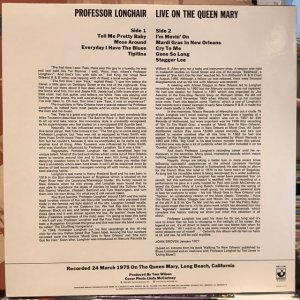 画像2: Professor Longhair / Live On The Queen Mary