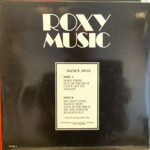 画像2: Roxy Music / Dance Away 