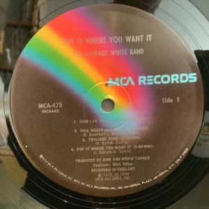画像2: The Average White Band / Put It Where You Want It