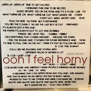 画像1: Audio Sports / Ooh I Feel Horny