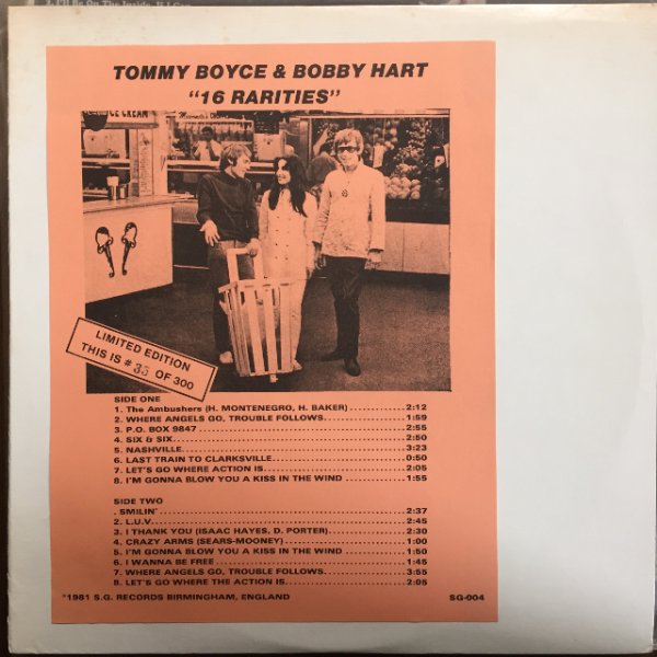 画像1: Tommy Boyce & Bobby Hart / 16 Rarities (Bootleg) (1)