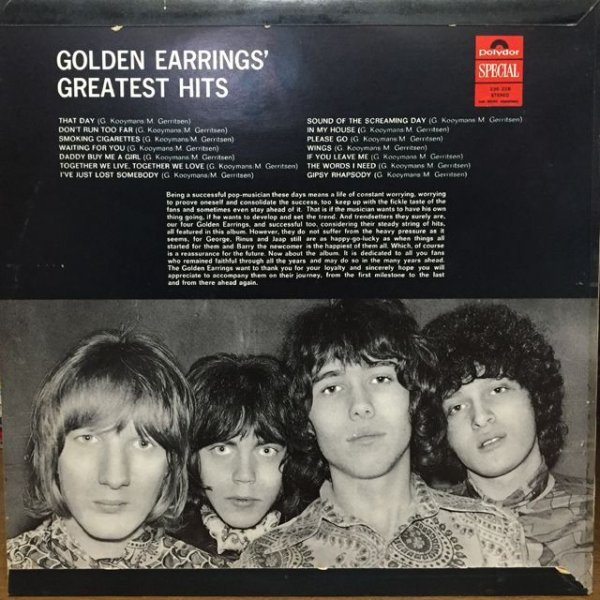 画像2: Golden Earrings / Greatest Hits (2)