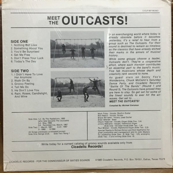 画像2: The Outcasts / Meet The Outcasts! (2)