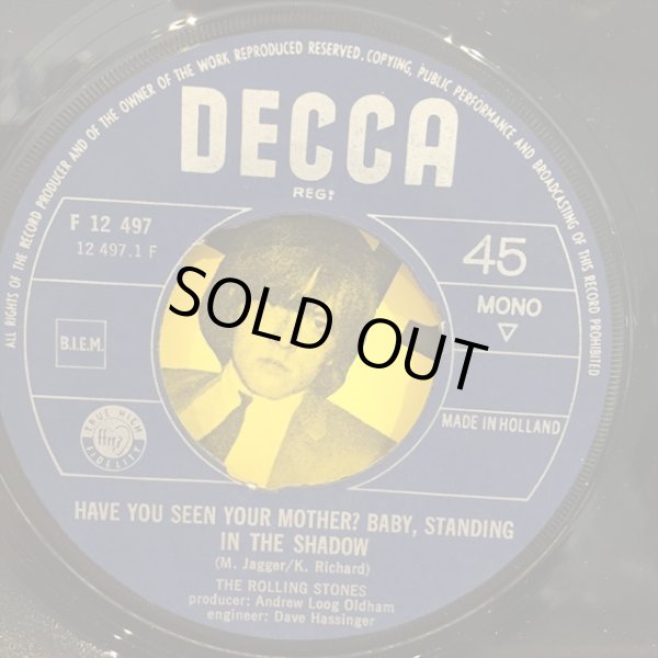 画像2: The Rolling Stones / Have You Seen Your Mother, Baby, Standing In The Shadow (2)