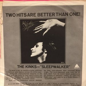 画像: The Kinks + The Hollywood Stars / Sleepwalker