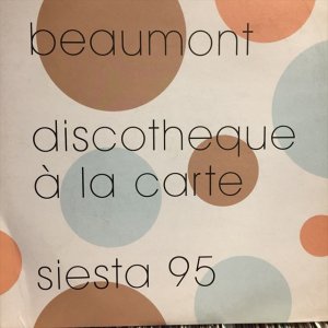 画像: Beaumont / Discotheque A La Carte
