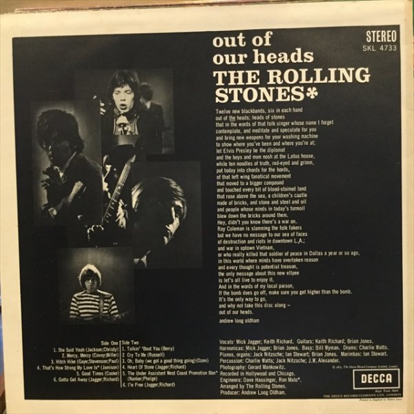 画像2: The Rolling Stones / Out Of Our Heads (2)
