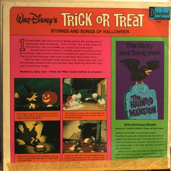 画像2: OST / Walt Disney's Trick Or Treat (2)