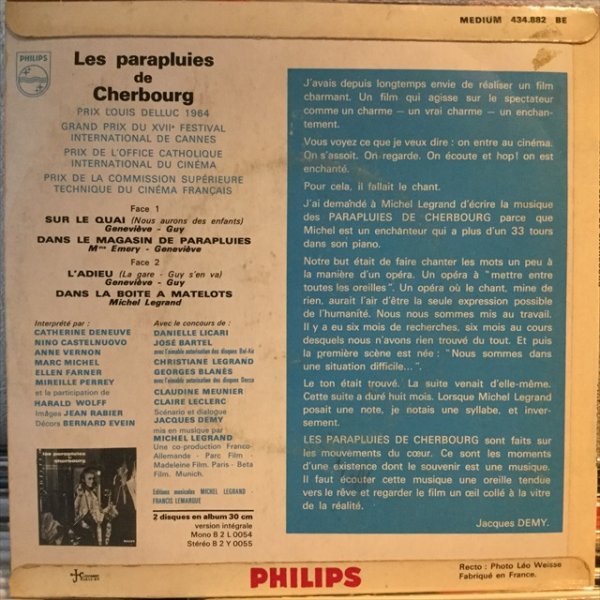 画像2: OST / Les Parapluies De Cherbourg (2)