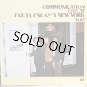 画像: Communication / Live At Fat Tuesday's New York Vol.1