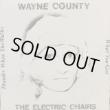画像: Wayne County & The Electric Chairs / Thunder When She Walks