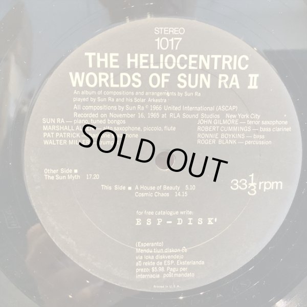 画像2: Sun Ra / The Heliocentric Worlds Of Sun Ra, Volume 2 (2)