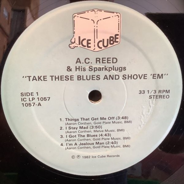 画像2: A.C. Reed And His Spark Plugs / Take These Blues And Shove 'Em! (2)