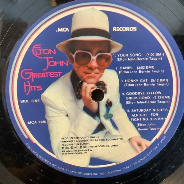 画像2: Elton John / Greatest Hits (2)