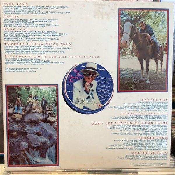 画像3: Elton John / Greatest Hits (3)