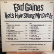 画像2: Earl Gaines / That's How Strong My Love Is (2)