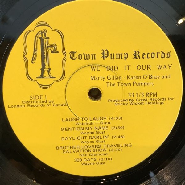 画像3: Marty Gillan, Karen O'Bray and The Town Pumpers / We Did It Our Way (3)