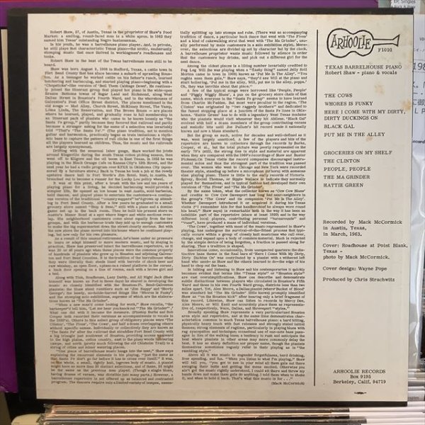 画像2: Robert Shaw / Texas Barrelhouse Piano (2)