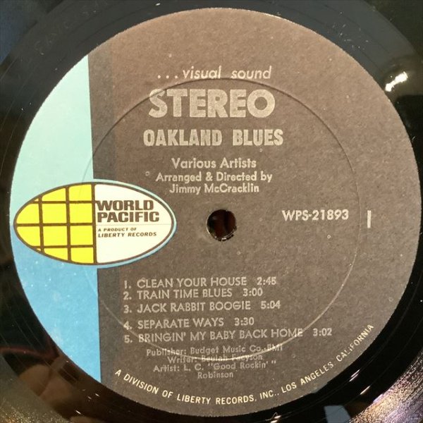 画像2: L. C. ''Good Rockin'' Robinson, Lafayette "Thing" Thomas, Dave Alexander /  Oakland Blues (2)