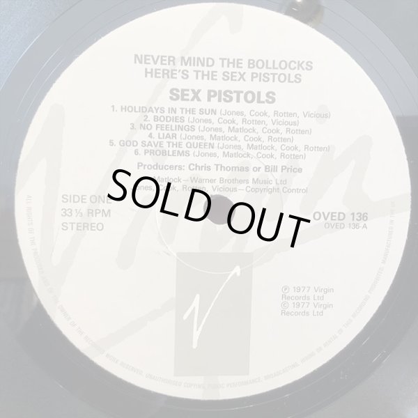 画像2: Sex Pistols / Never Mind The Bollocks (2)